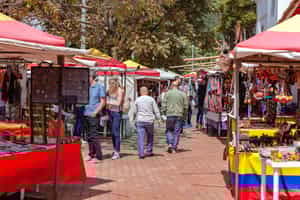 Take a walk around the Usaquén Market in Bogotá
