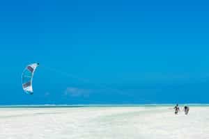 Kite surf along the coast outside Stone Town