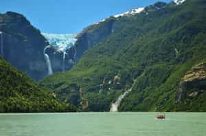 See the impressive Hanging Glacier