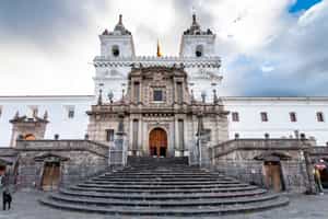 See the historic San Francisco Basilica in Quito