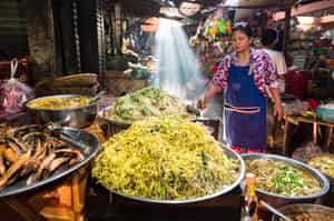 Go on a street food tour in Siem Reap