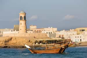 Take in the views from the Al Ayjah lighthouse