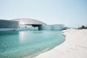 Admire exhibitions of the Louvre Abu Dhabi Museum