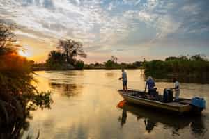 Try your hand out fishing on the Okavango