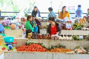 Visit the Thimphu Weekend Farmers Market
