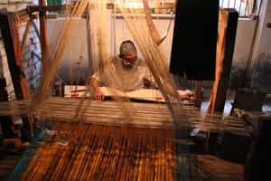 Learn the local art of silk weaving in Varanasi