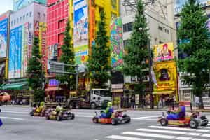 Take on a street go-kart through Tokyo