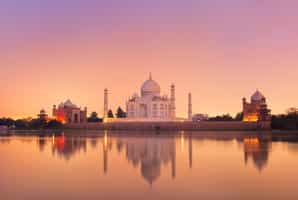 Witness the iconic grandeur of the Taj Mahal, Agra