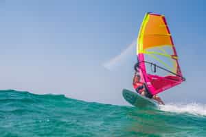 Take on the waves windsurfing in Bentota
