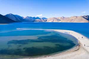 Visit the crystal clear Pangong Lake in Ladakh
