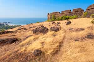 Explore the ancient ruins of Chapora Fort in Goa