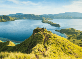 Take a hike up Lawa Darat peak at sunrise 