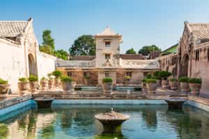 Visit the Taman Sari water palace in Yogyakarta