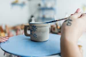 Get creative at the Clay Cafe