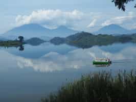 Experience Lake Mutanda on a boat cruise
