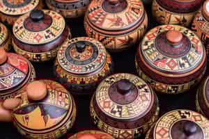 Shop for Peruvian hand-painted ceramics in Lima
