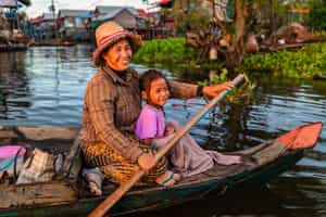 Go kayaking on Tonle Sap Lake, Siem Reap
