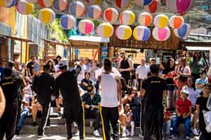 Enjoy a break dance show in Medellin