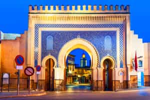 Witness the Bab Boujeloud in Fez