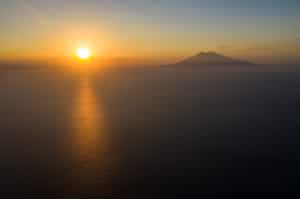 Take a sunset scroll to Sangeang volcano