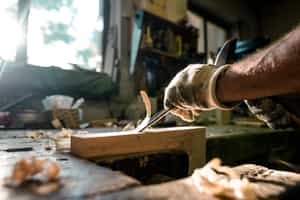 Visit a wood carving workshop in Hoi An