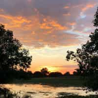 Take a sunset birding walk along the trails
