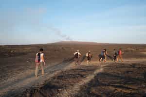 Take a hike to the Erta Ale crater rim