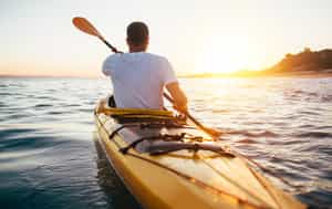 Go kayaking among the Galapagos bays