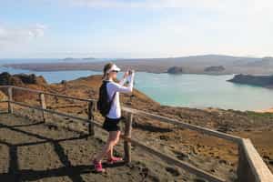 Hike to unique lookouts within the Galapagos