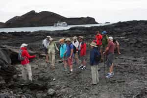 Discover the lava fields of the Galapagos islands
