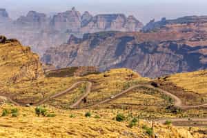 Take a scenic drive exploring the Simien Mountains