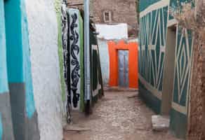 Walk in the narrow alleyways of Jugol in Harar