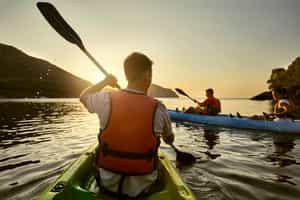 Go on a kayaking adventure in Ilha Grande