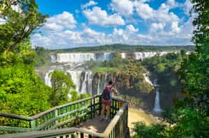 Take a nature walk to the Iguazu River margin