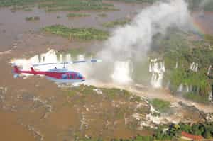 Enjoy scenic views of Iguazu on a helicopter ride