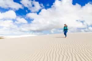 Take a barefoot trek across the National Park