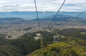 Take in epic views on a cable car ride in Quito