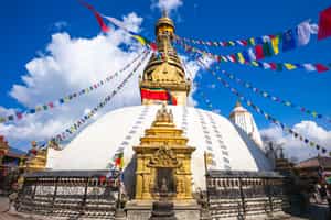 Visit the Swayambhunath Stupa in Kathmandu