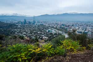 Take in panoramic views of Santiago from San Cristóbal