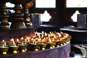 Attend a blessing ceremony in Gangtey