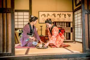 Enjoy a tea ceremony with kimono change in Tokyo