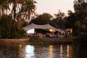 Enjoy dinner on the Zambezi river waterfront