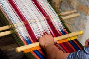 Learn about traditional Andean weaving in Otavalo