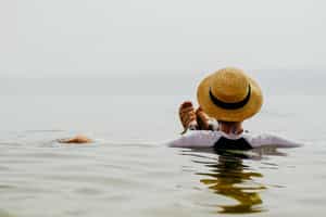 Float in the mineral-rich waters of the Dead Sea