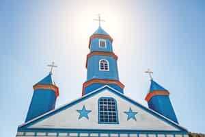 Discover the famous Tenaún church in Chiloe