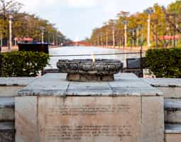 Witness the Eternal Peace Flame in Lumbini