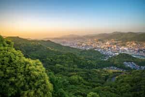 See panoramic views from Mt. Inasayama, Nagasaki