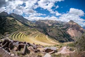 Explore the Incan ruins of Pisac in the Sacred Valley