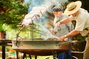 Enjoy a traditional Argentinian Asado from Los Pots kitchen