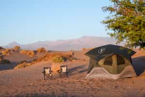 Camp under the stars in San Pedro de Atacama